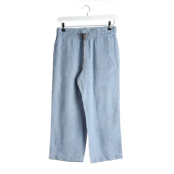 Pants, in Light Blue, Linen, Peserico