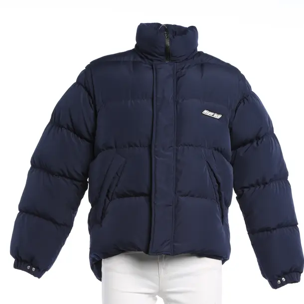 Mid-Season Jacket in Blue, Polyester, MSGM