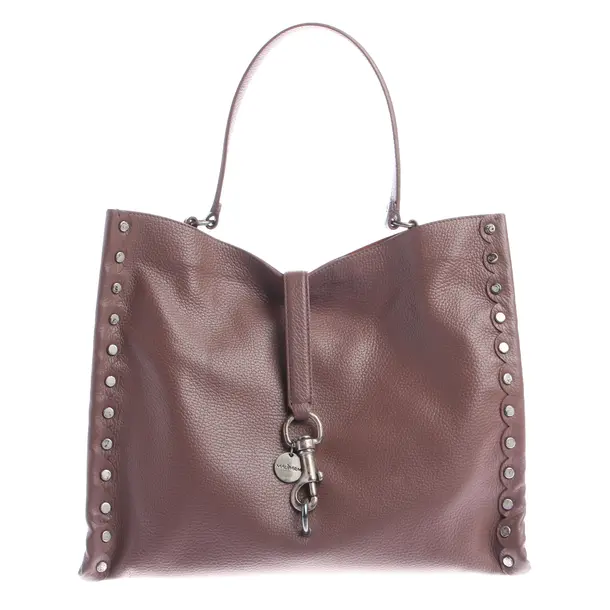 Schultertasche, in Braun, Leder, Maliparmi