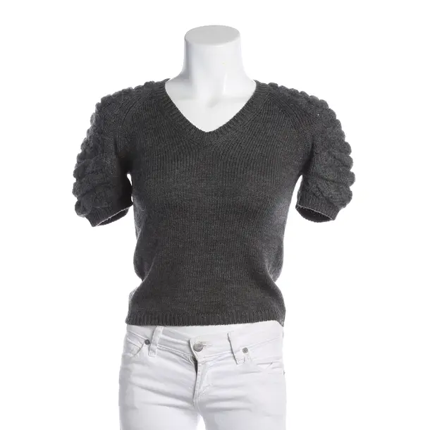 Shirt, in Grau, Wolle, Prada