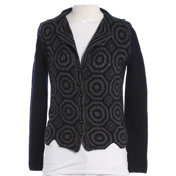 Strickjacke, in Navy, Wolle, Max Mara