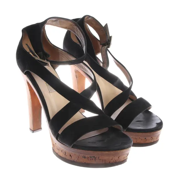 Heeled Sandals, in Black, Jimmy Choo