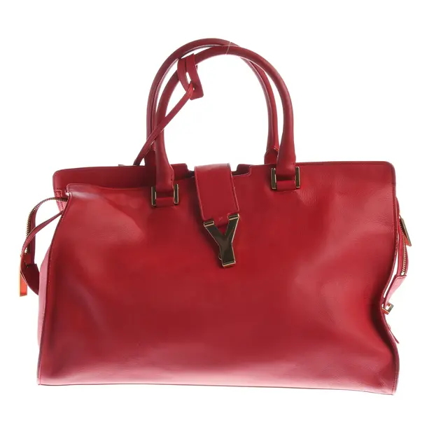 Handtasche, in Rot, Leder, Saint Laurent