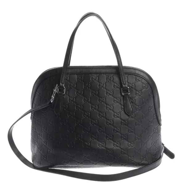 Handbag, in Black, Leather, Gucci