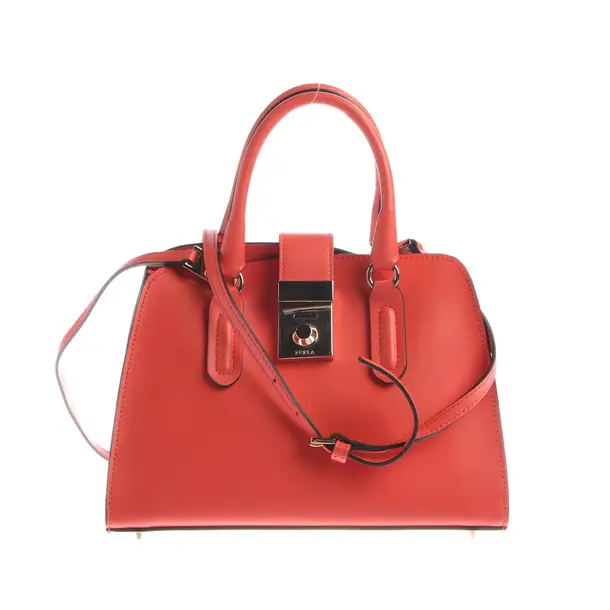 Handtasche, in Hellrot, Leder, Furla