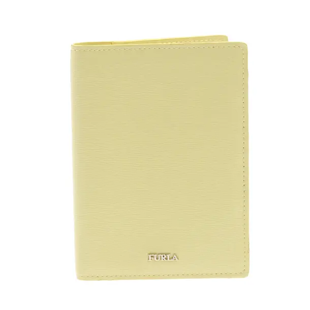 Passport Cover, in Yellow, Leather, Furla