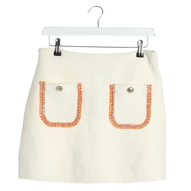 Skirt, in Cream, Cotton, Maje