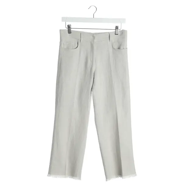 Pantaloni, in Beige, Lino, Max Mara