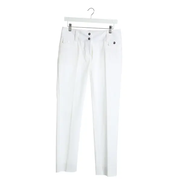 Pants, in Cream, Cotton, Dolce & Gabbana