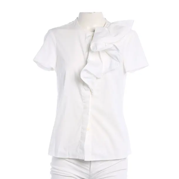 Bluse, in Weiß, Baumwolle, Max Mara