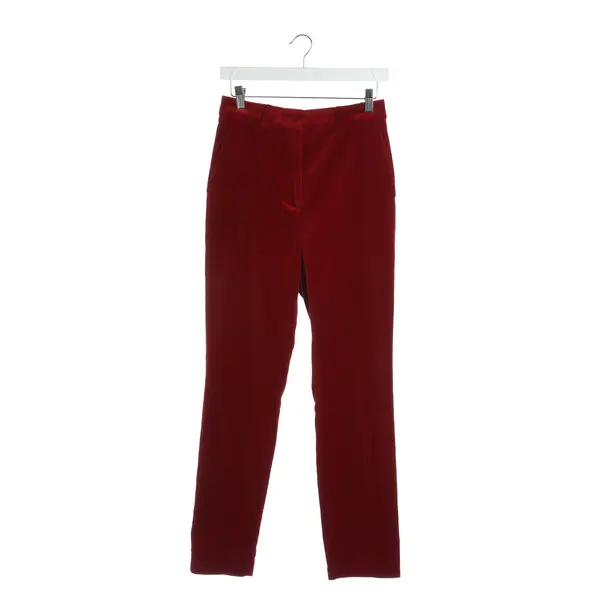 Pants, in Red, Cotton, Max Mara