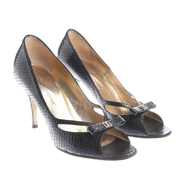 Heeled Sandals, in Black, Dolce & Gabbana