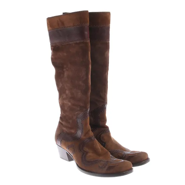 Stiefel, in Braun, Miu Miu