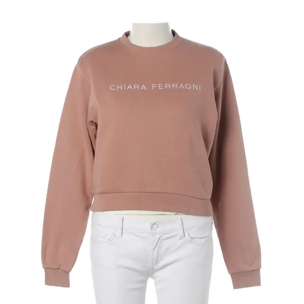 Sweatshirt, in Light Brown, Cotton, Chiara Ferragni