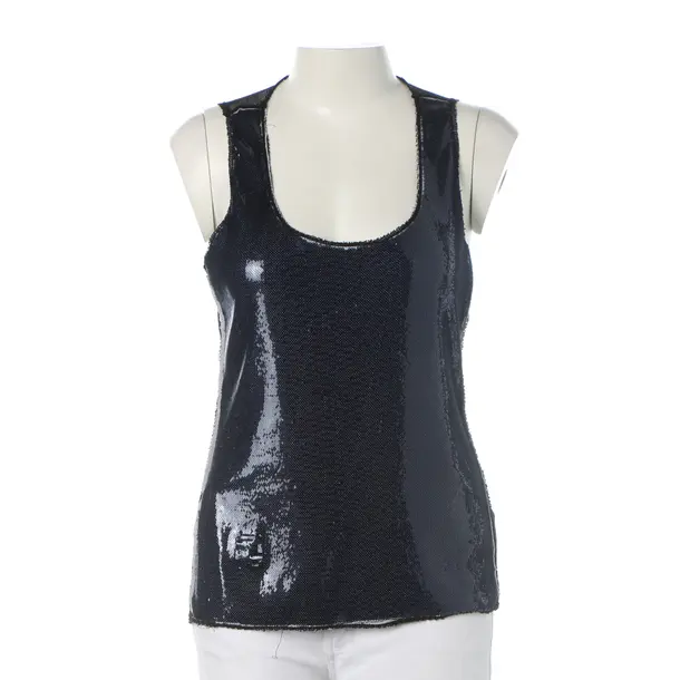 Top, in Navy, Polyester, Fendi