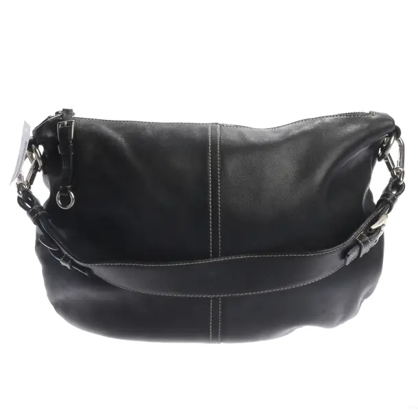 Schultertasche, in Schwarz, Leder, Prada