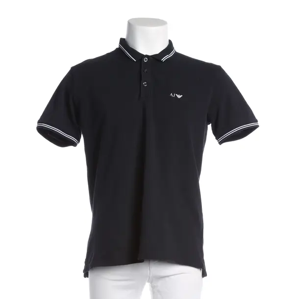 Poloshirt, in Schwarz, Baumwolle, Armani Jeans