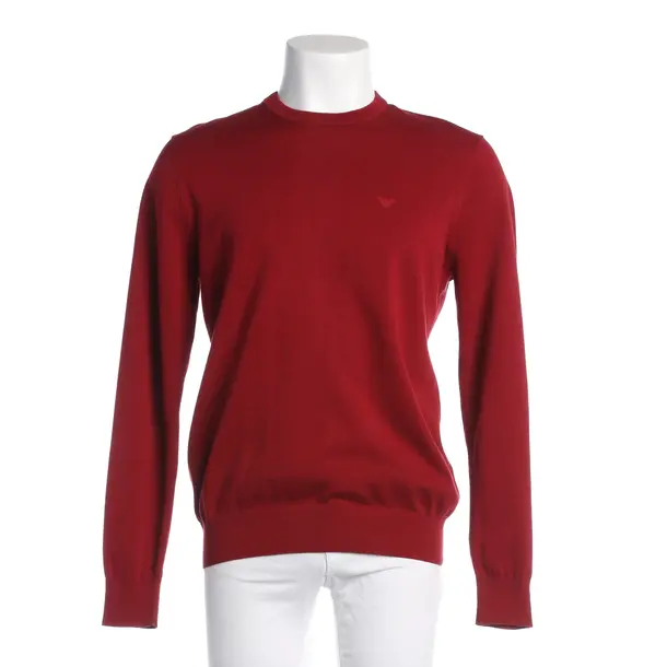 Pullover, in Rot, Baumwolle, Emporio Armani