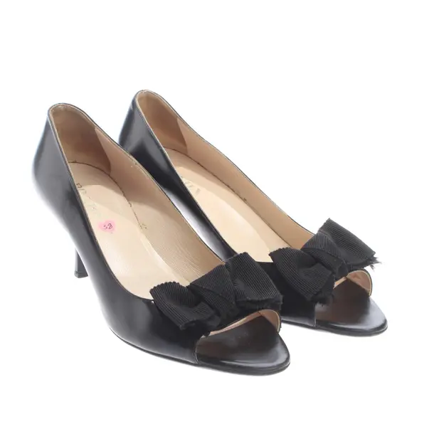 Peeptoes, in Nero, Prada