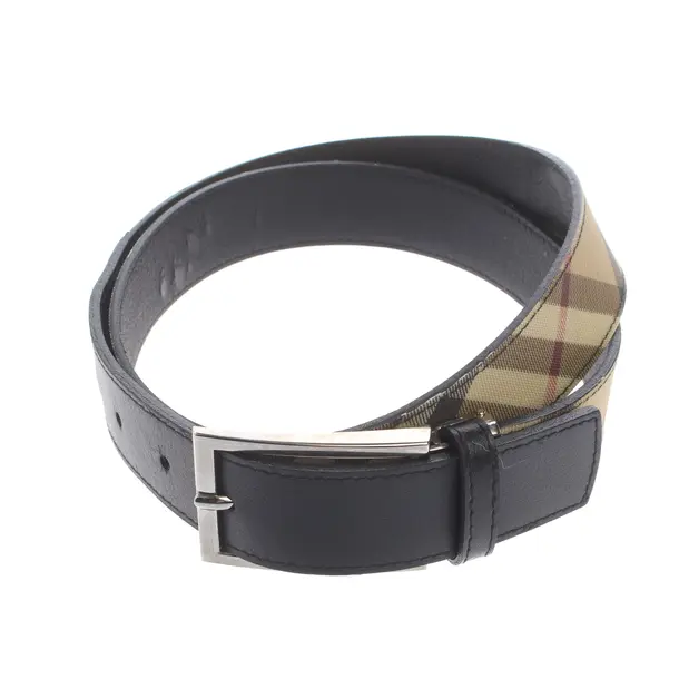 Belt, in Multicolored, Leather, Burberry