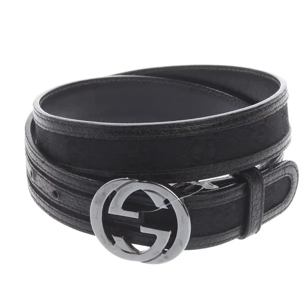 Belt, in Black, Leather, Gucci