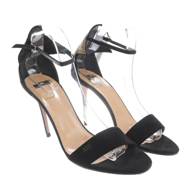 Heeled Sandals, in Black, Elisabetta Franchi