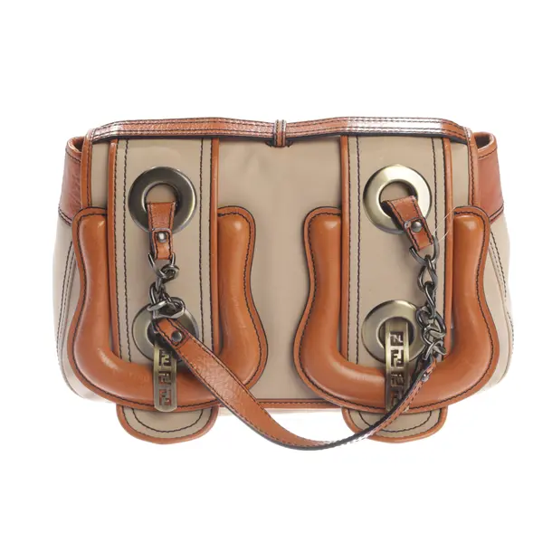 Handbag, in Brown, Cotton, Fendi