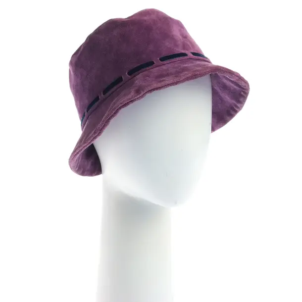 Hut, in Lila, Leder, Miu Miu