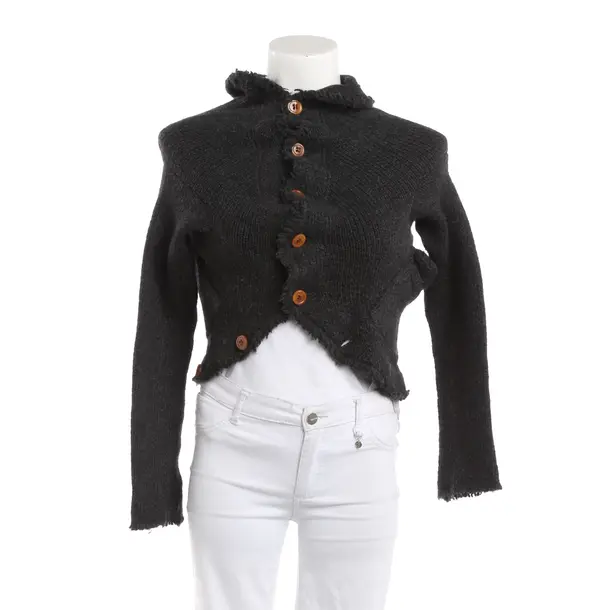 Cardigan, in Gray, Wool, Comme des Garcons