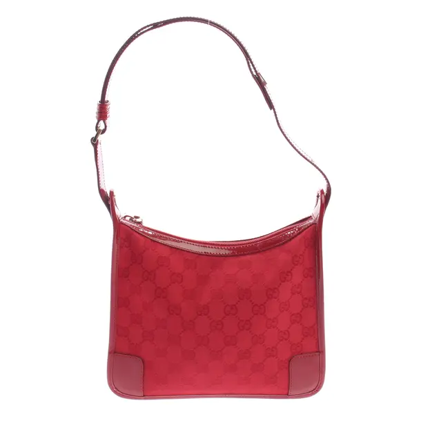 Shoulder Bag, in Red, Cotton, Gucci