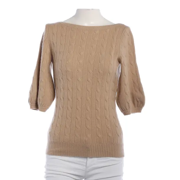 Maglione, in Cammello, Cachemire, Ralph Lauren Etichetta Nera