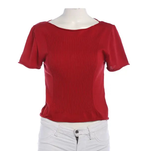 Shirt, in Red, Cotton, Brunello Cucinelli