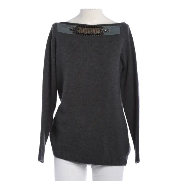 Jumper, in Gray, Wool, Maliparmi