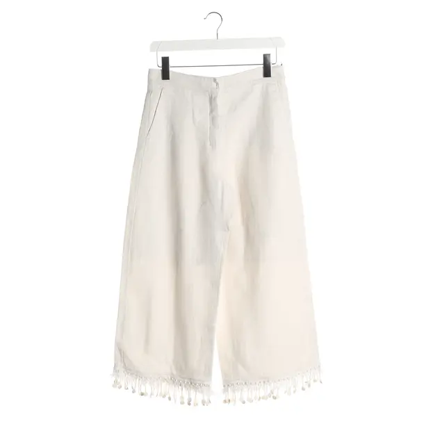 Pantaloni, in Crema, Lino, Max Mara