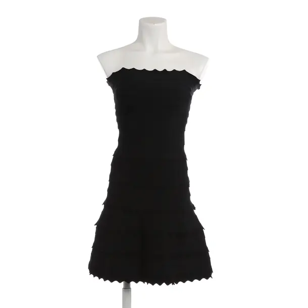 Dress, in Black, Wool, Alaia