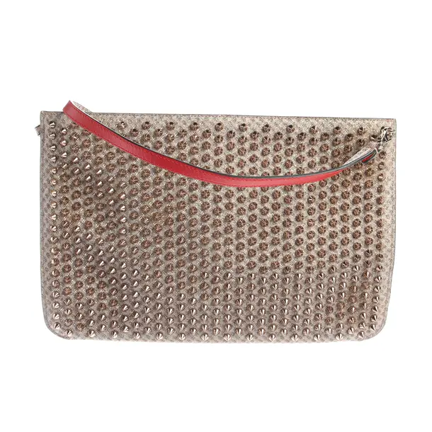 Borsa da sera, in Beige, Altro materiale, Christian Louboutin