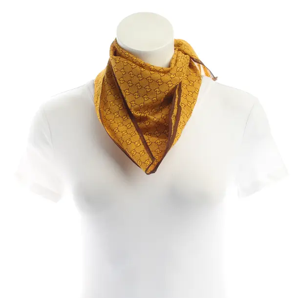 Tuch, in Orange, Baumwolle, Gucci