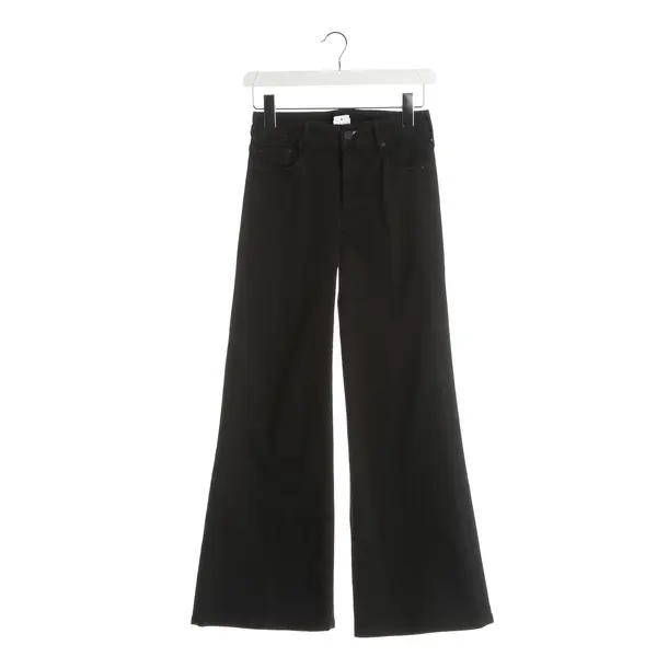 Flared Jeans, in Black, Cotton, Mother