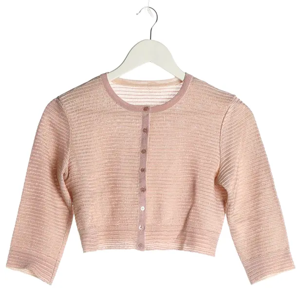 Cardigan, in Light Pink, Viscose, Alaia