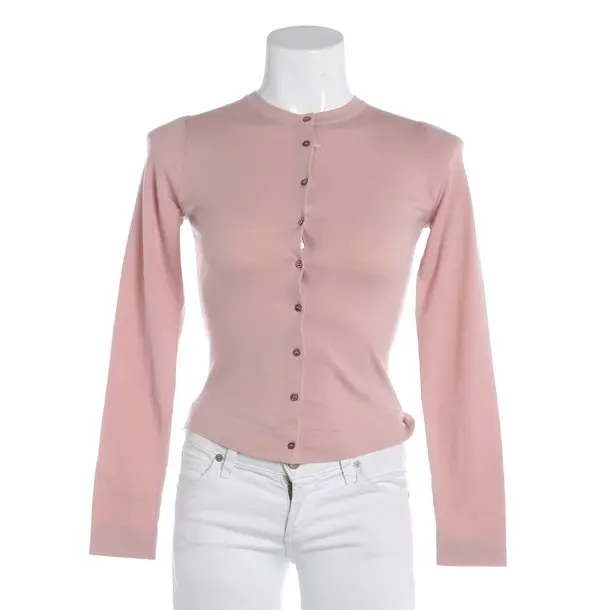 Strickjacke, in Hellrosa, Wolle, Alaia