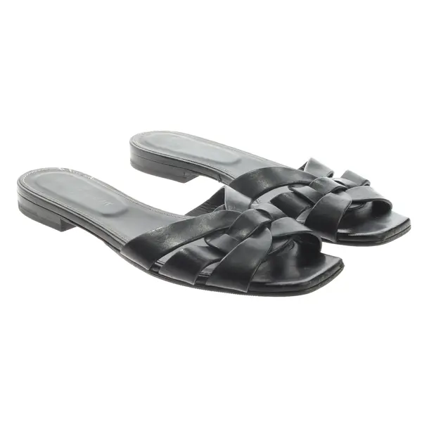 Sandalen, in Schwarz, Saint Laurent
