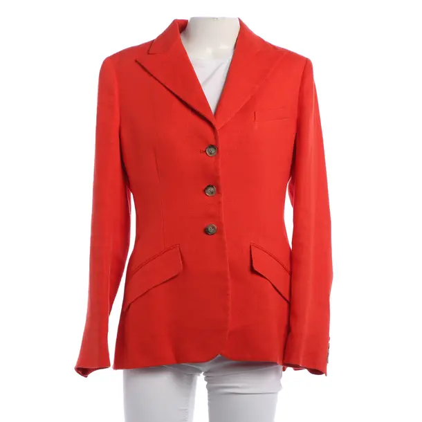Blazer, in Orange, Linen, Polo Ralph Lauren