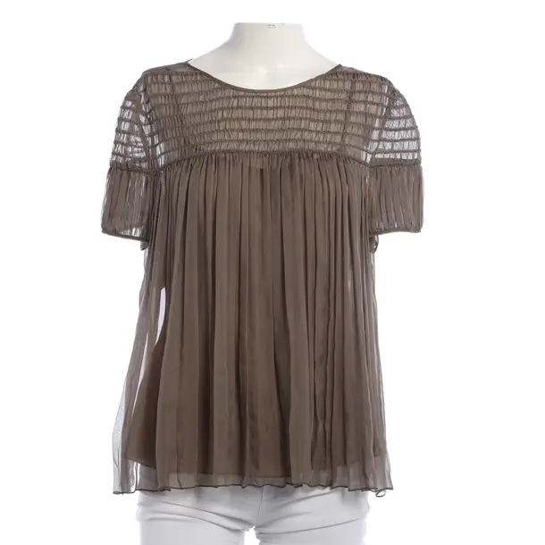 Blouse, in Light Brown, Silk, Philosophy di Lorenzo Serafini