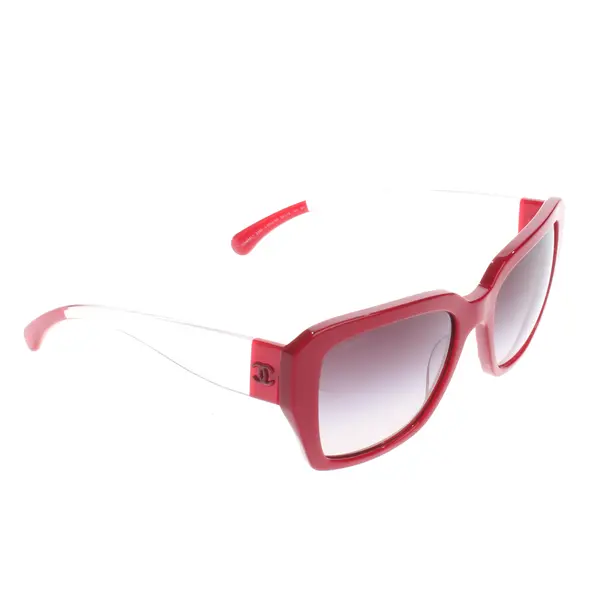 Sonnenbrille, in Rot, Kunststoff, Chanel