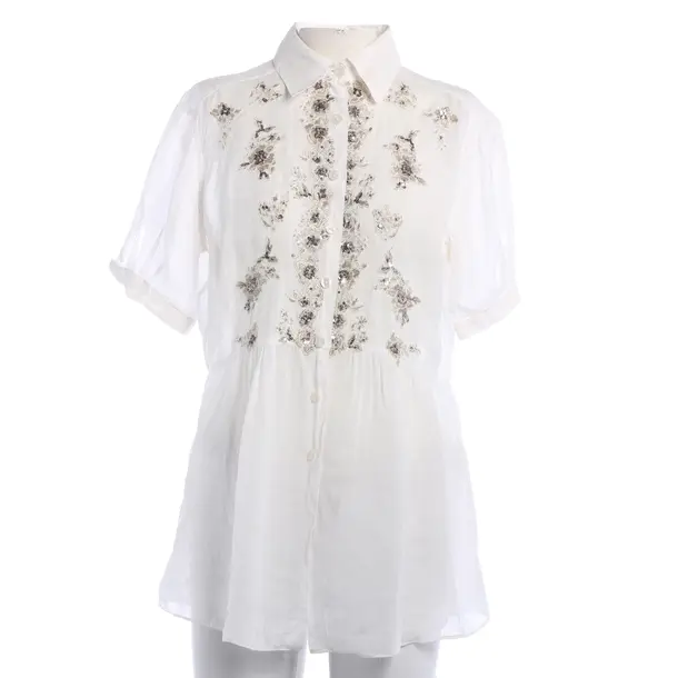 Bluse, in Beige, Baumwolle, Ermanno Scervino