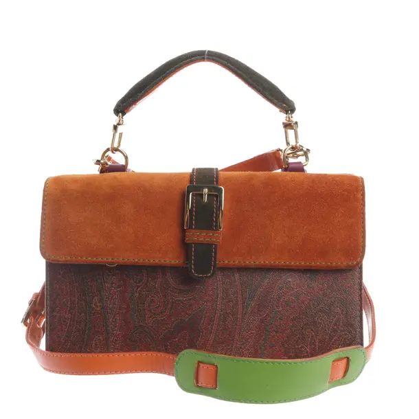 Cross Body Bag, in Multicolored, Leather, Etro