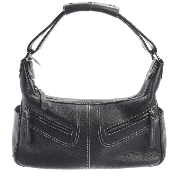 Shoulder Bag, in Black, Leather, Tod´s