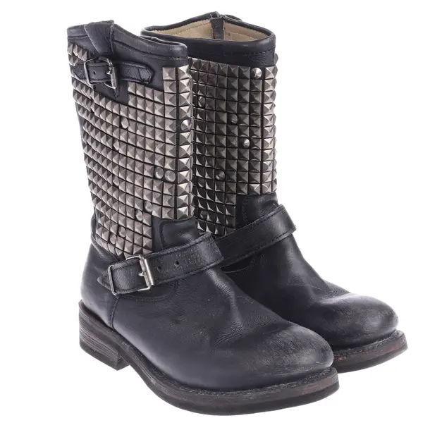 Ankle Boots, in Black, Ash