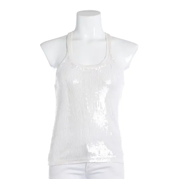 Top, in Cream, Baumwolle, Blumarine