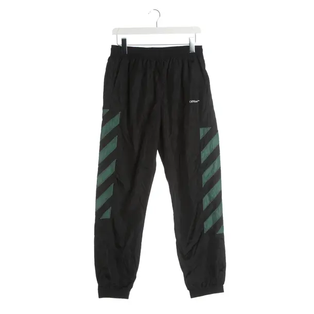 Pants, in Black, Polyamide, Off-White